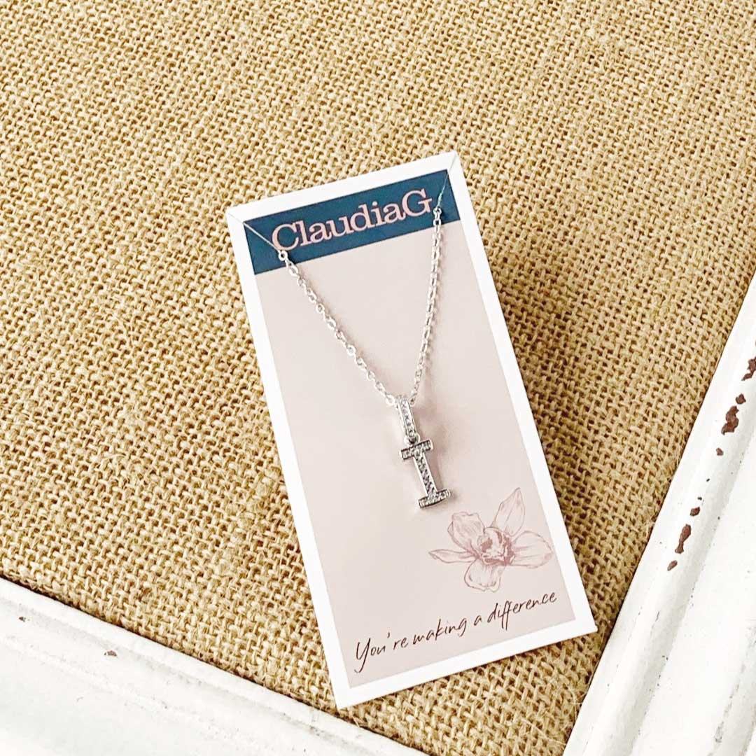 ClaudiaG Necklace I Stainless Steel Letter Necklace