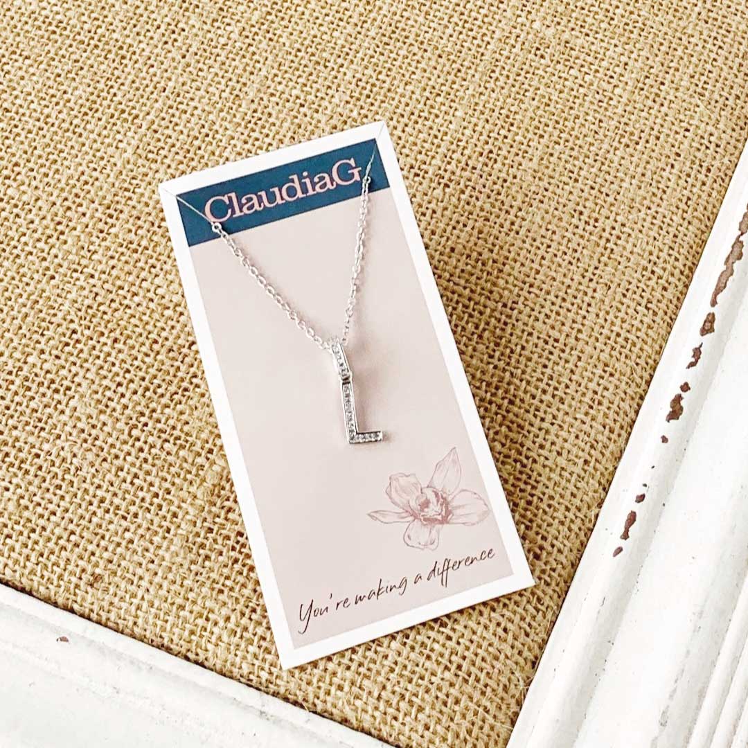 ClaudiaG Necklace L Stainless Steel Letter Necklace