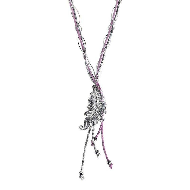 ClaudiaG Necklace Rodeo Bling Necklace- Rose