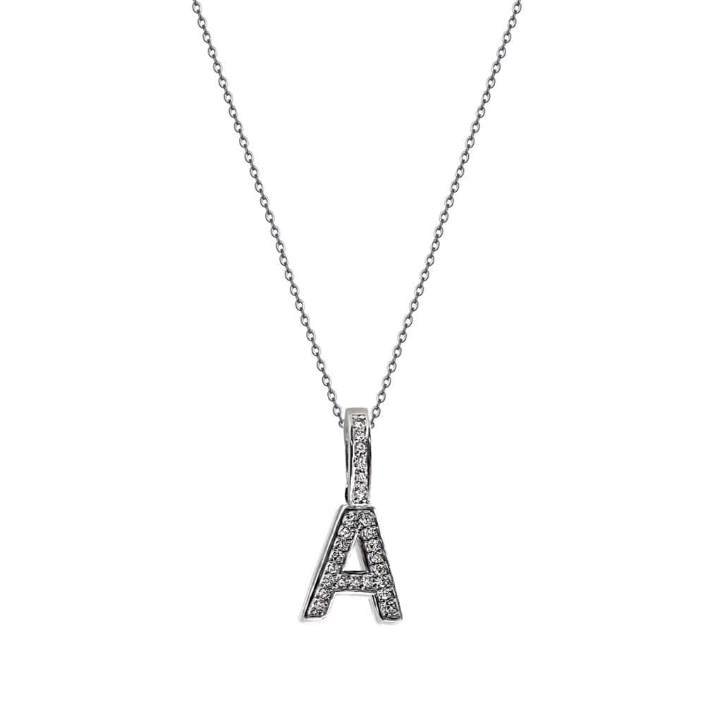 ClaudiaG Necklace Stainless Steel Letter Necklace