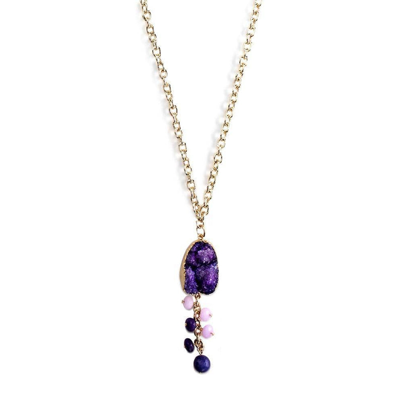 ClaudiaG Necklace Vine Necklace- Plum