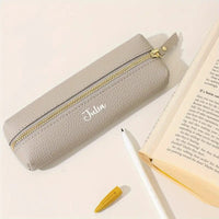 Personalized Leather Pencil Pouch