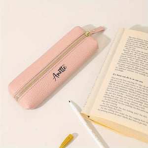 Personalized Leather Pencil Pouch