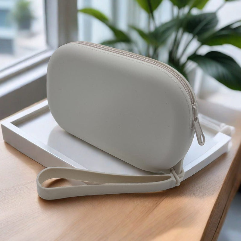 ClaudiaG Pouch Tan Oval Sili Pouch