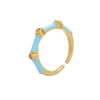 ClaudiaG Rings Blue Angie Stackable Ring