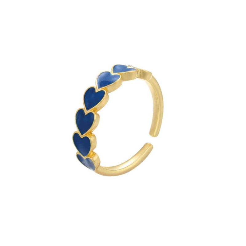 ClaudiaG Rings Blue Zahra Stackable Ring