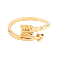 ClaudiaG Rings Gold Delicate Arrow Ring