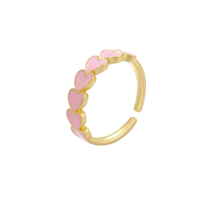ClaudiaG Rings Pink Zahra Stackable Ring