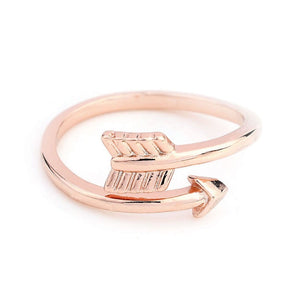 ClaudiaG Rings Rose Gold Delicate Arrow Ring
