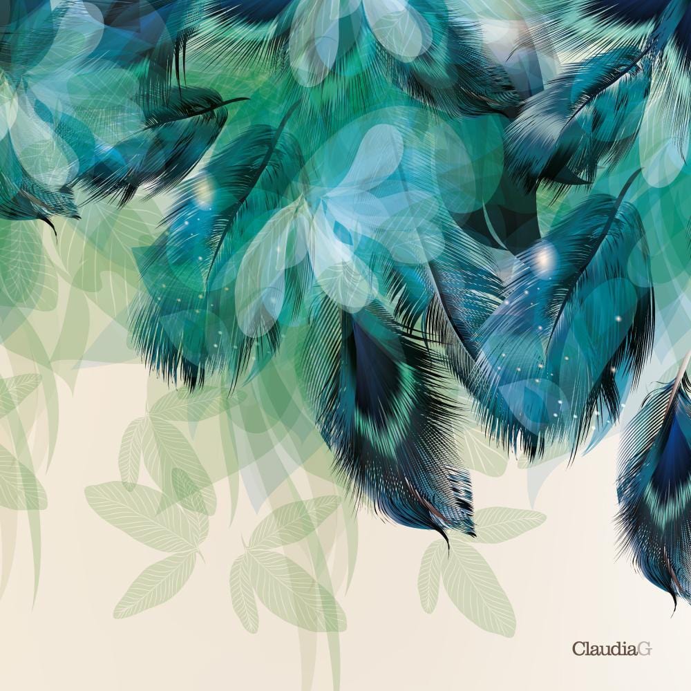 ClaudiaG Scarf Peacock Scarf