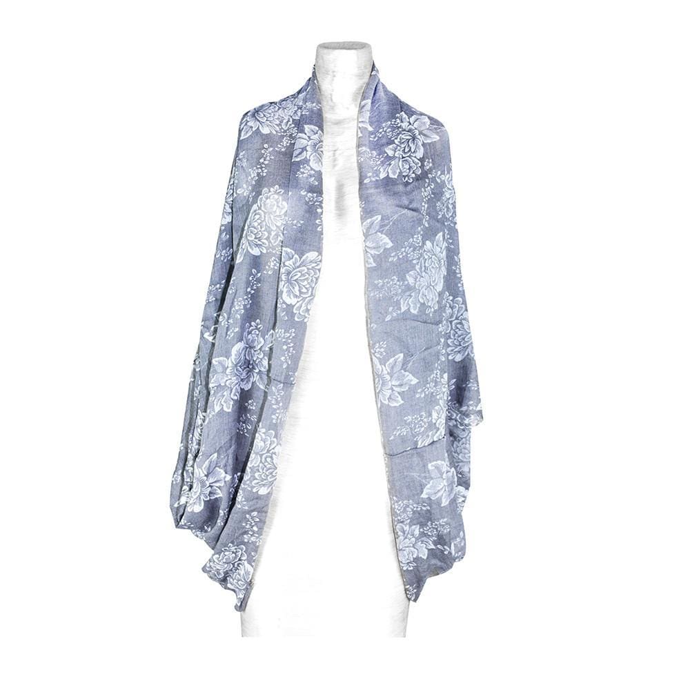 ClaudiaG Shawl One Size Spring Suit -Denim Blue