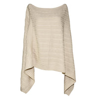 ClaudiaG Shawl Tan ClaudiaG Knitted Shawl