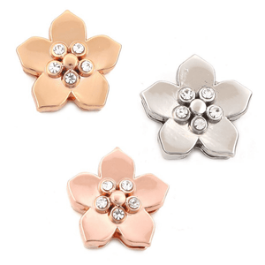 ClaudiaG Slider Collection 5 Stone Flower Charm