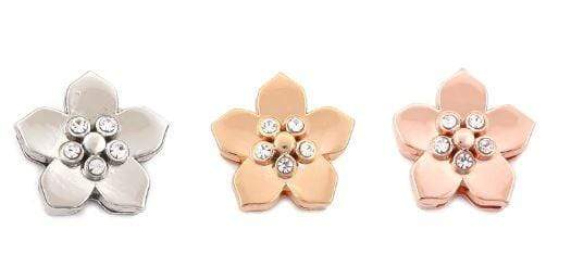 ClaudiaG Slider Collection 5 Stone Flower Charm