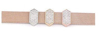 ClaudiaG Slider Collection Pavé Hexagon Charm