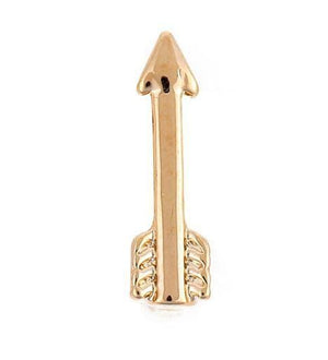 ClaudiaG Slider Collection Rose Gold Arrow Charm
