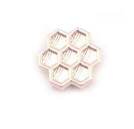 ClaudiaG Slider Collection Rose Gold Beehive Charm