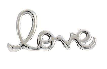 ClaudiaG Slider Collection Silver Love Charm