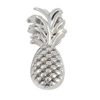 ClaudiaG Slider Collection Silver Pineapple Charm