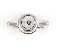 ClaudiaG Slider Collection Silver Solitaire Charm