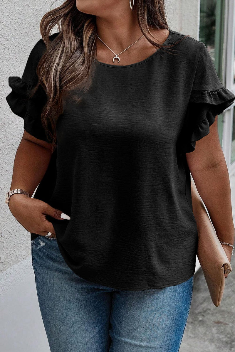 ClaudiaG Top Black / 1XL Plus Size Samantha Top