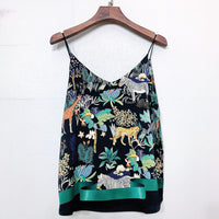 ClaudiaG Top Black / XS Safari Satin Top