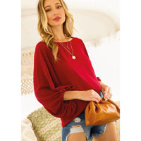 ClaudiaG Top Burgundy / S Crisscross Top