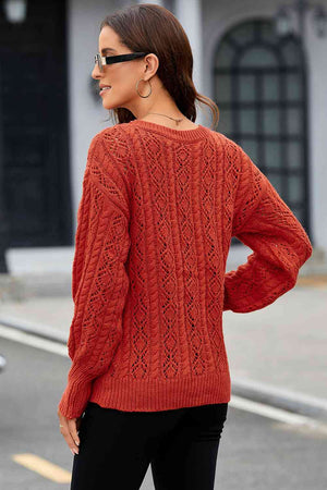 ClaudiaG Top Camille Cable-Knit Sweater