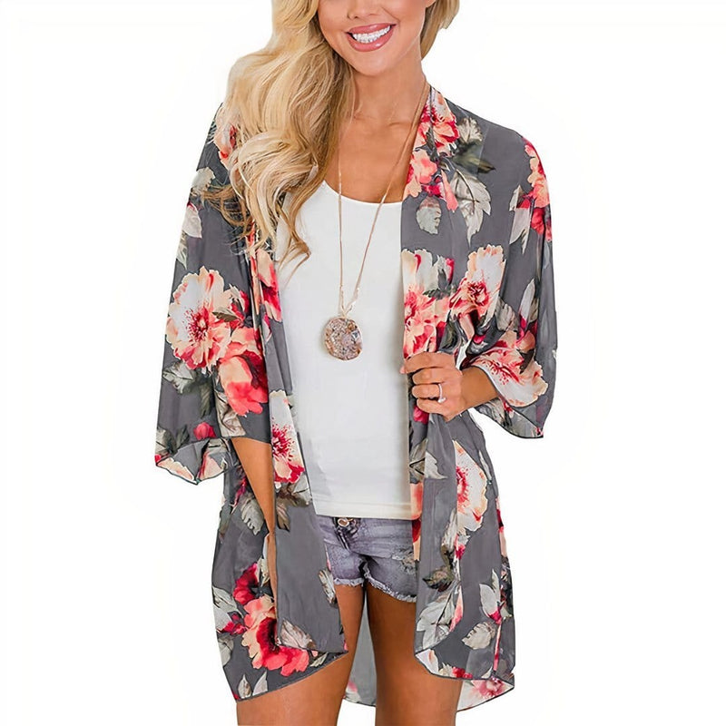 ClaudiaG Top Gray / S Sunshine Kimono