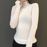 ClaudiaG Top L / White T-Neck Top