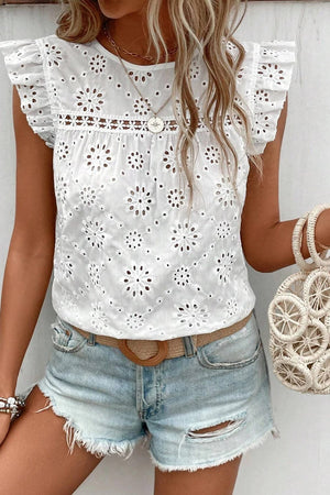 Lucy Eyelet Top