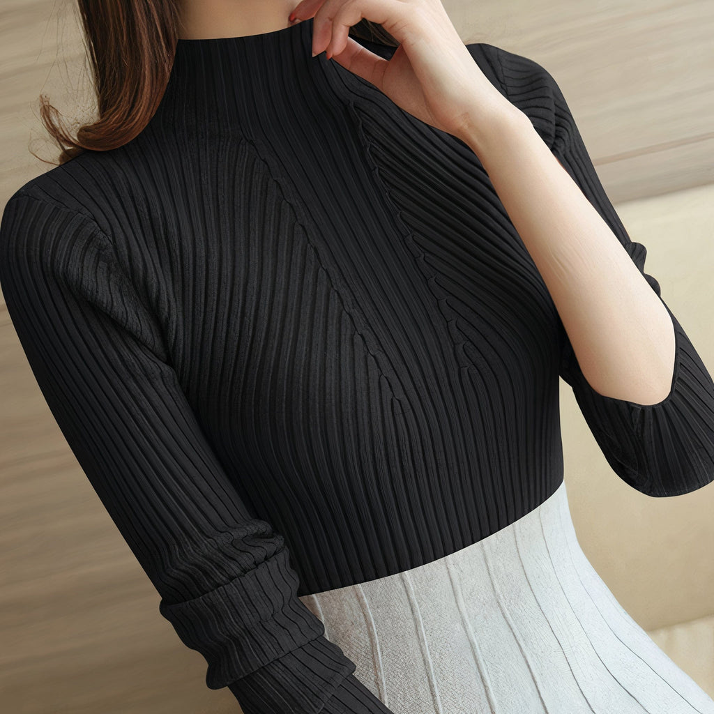 ClaudiaG Top S / Black Liz Fitted Pullover