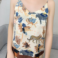 ClaudiaG Top Safari Satin Top