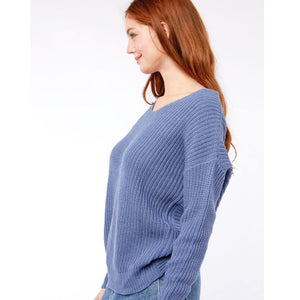 ClaudiaG Top Twisted Back Sweater