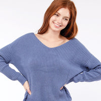 ClaudiaG Top Twisted Back Sweater