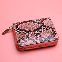 ClaudiaG Wallet Python Print Zipper Wallet