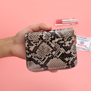 ClaudiaG Wallet Python Print Zipper Wallet