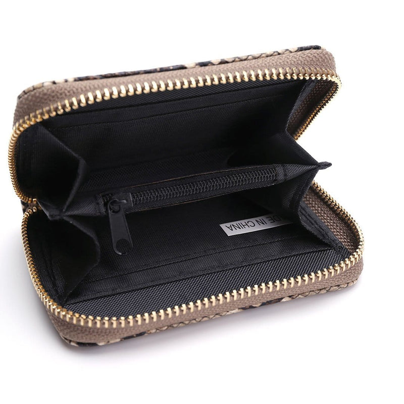 ClaudiaG Wallet Python Print Zipper Wallet