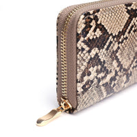 ClaudiaG Wallet Python Print Zipper Wallet