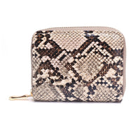 ClaudiaG Wallet Python Print Zipper Wallet