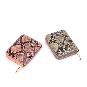 ClaudiaG Wallet Python Print Zipper Wallet