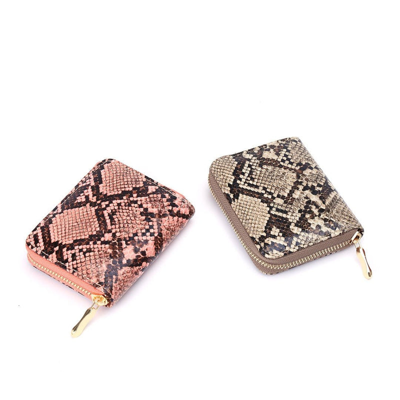 ClaudiaG Wallet Python Print Zipper Wallet