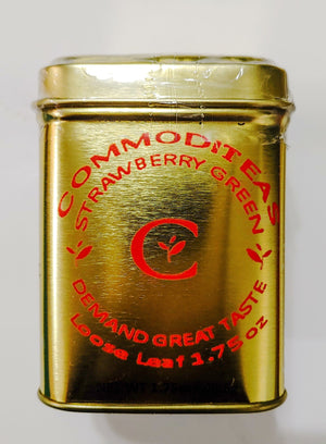 CommodiTeas Special-Teas 2 oz loose leaf CommodiTeas Strawberry Green