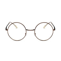 Cramilo Eyewear Clear Lens Glasses ABERDEEN | Round Clear Lens Metal Fashion Glasses Sunglasses Circle Eyewear