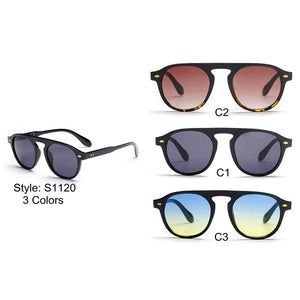 Cramilo Eyewear - Stylish Trendy Affordable Sunglasses Sunglasses CADIZ | Unisex Round Carrera Fashion Round Brow Bar Sunglasses