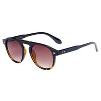 Cramilo Eyewear - Stylish Trendy Affordable Sunglasses Sunglasses Tortoise CADIZ | Unisex Round Carrera Fashion Round Brow Bar Sunglasses