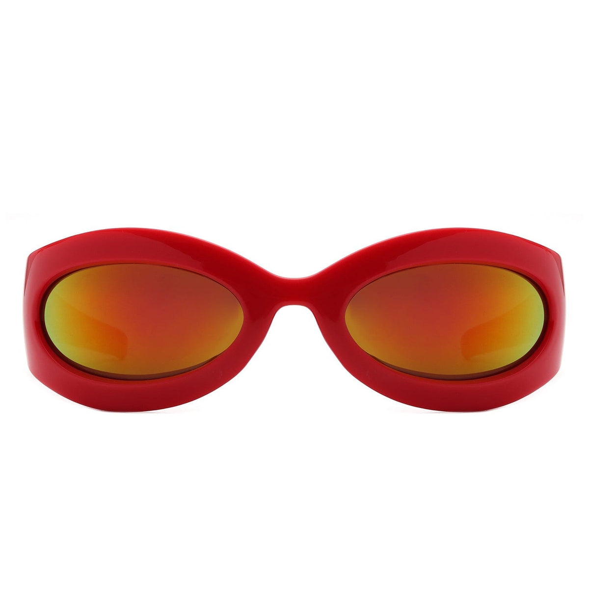 Cramilo Eyewear Sunglasses Albion - Oval Wrap Around Retro Round Fashion Sunglasses