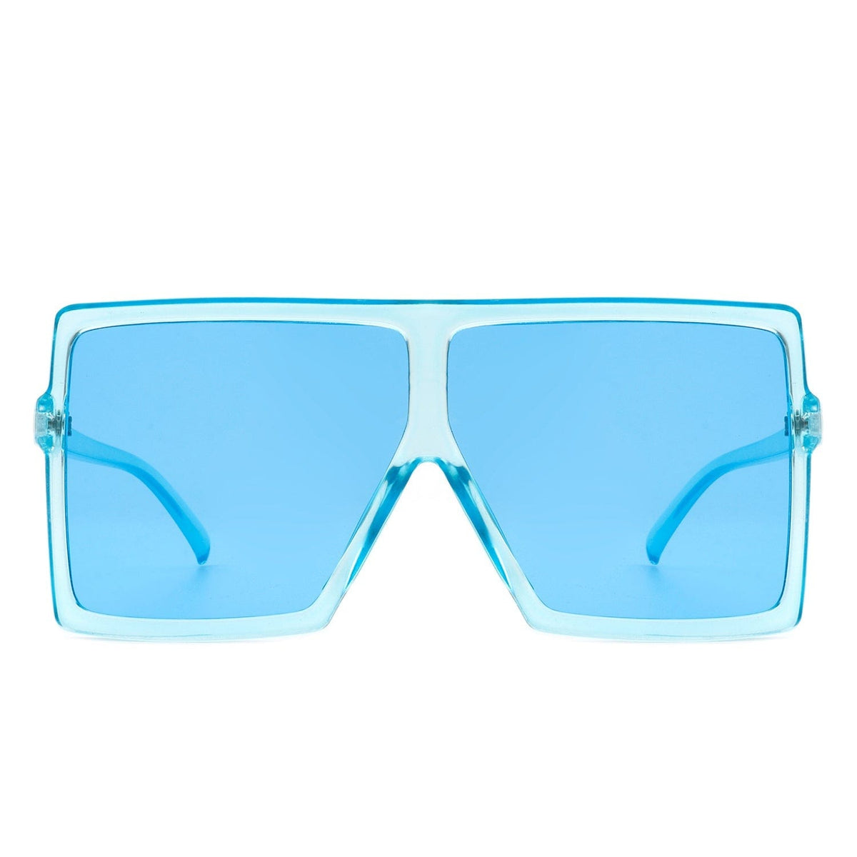 Cramilo Eyewear Sunglasses Amarylla - Oversize Flat Top Square Tinted Women Fashion Sunglasses