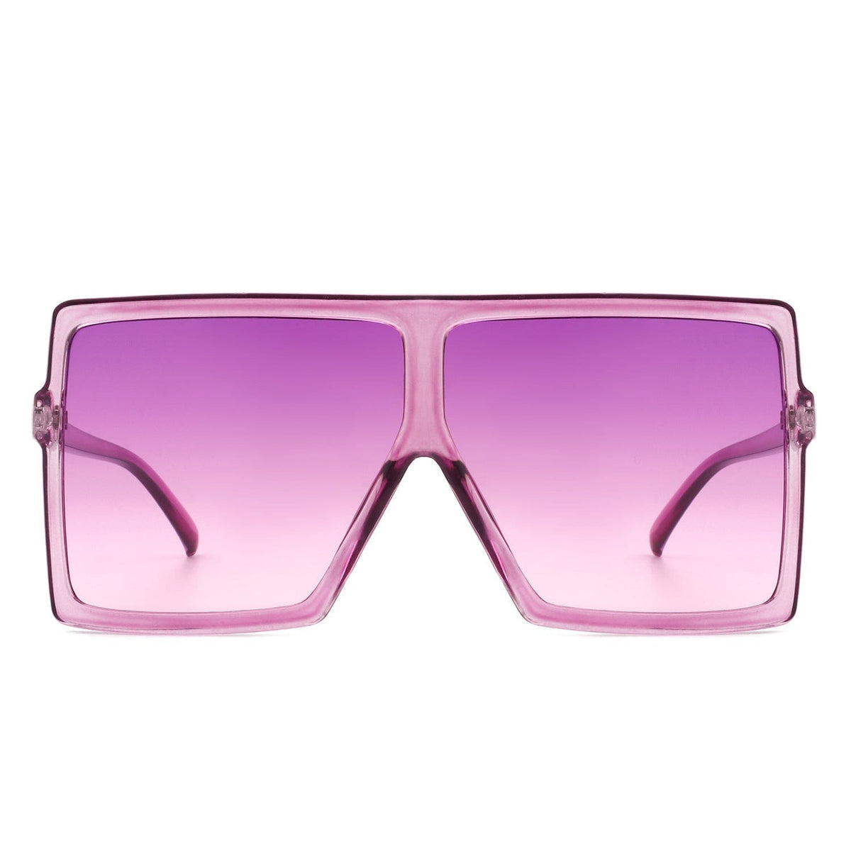 Cramilo Eyewear Sunglasses Amarylla - Oversize Flat Top Square Tinted Women Fashion Sunglasses
