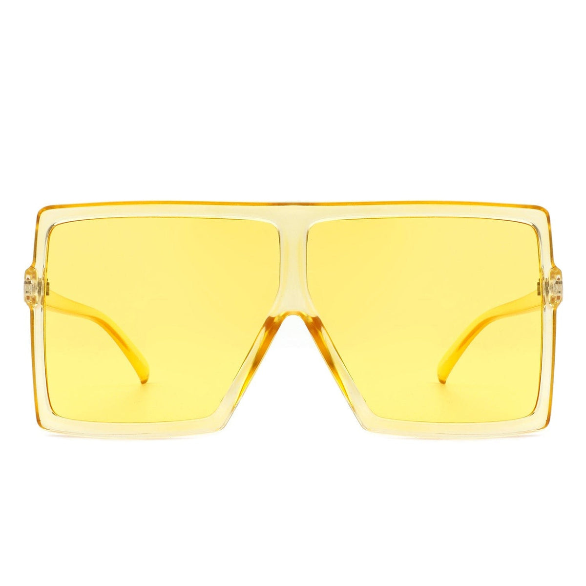 Cramilo Eyewear Sunglasses Amarylla - Oversize Flat Top Square Tinted Women Fashion Sunglasses